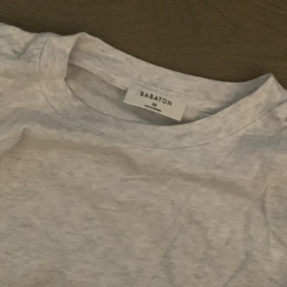 Babaton Shoulder Pad Tank in Heather Cloud White - Picture 5 of 5